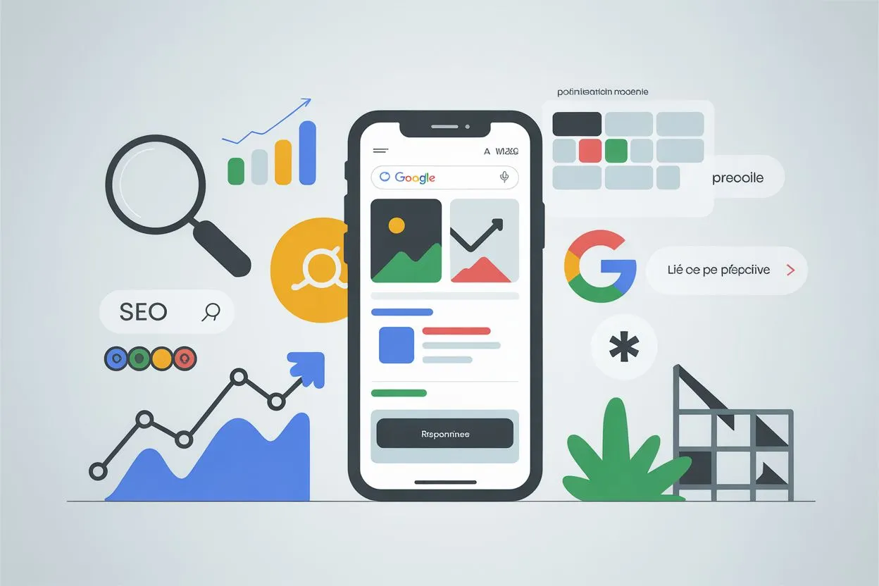 Illustration mobile first SEO Google