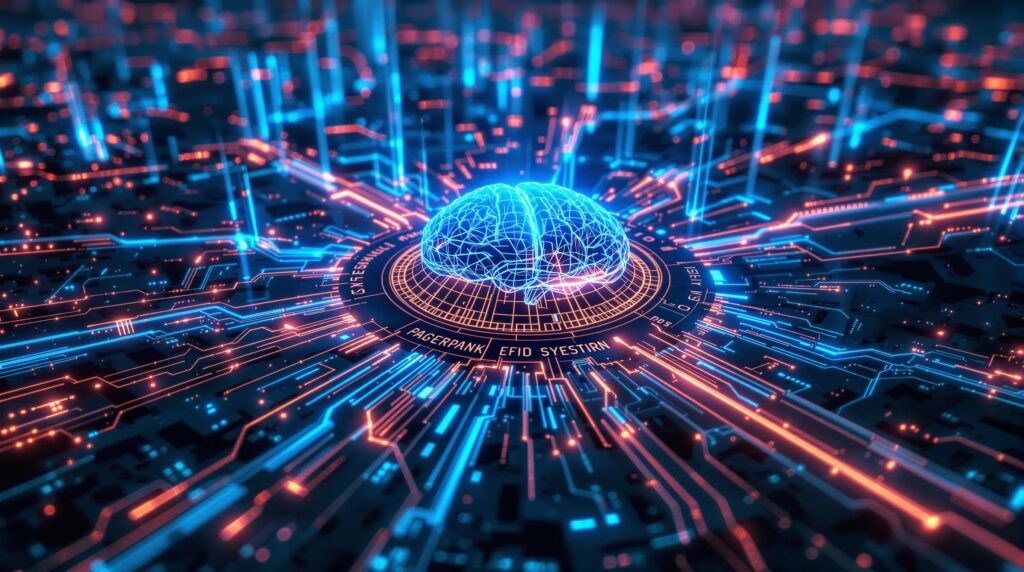 Digital Brain on Circuit Board