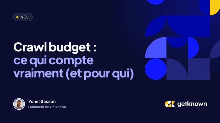 Crawl budget : ce qui compte (et pour qui)