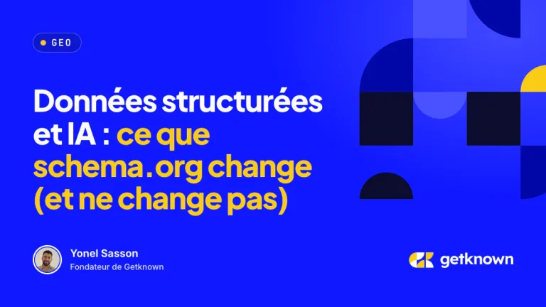 Données structurées et IA : ce que schema.org change (et ne change pas)