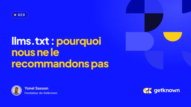 llms.txt : pourquoi nous ne le recommandons pas